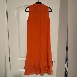 English Factory Vibrant Orange Maxi Dress